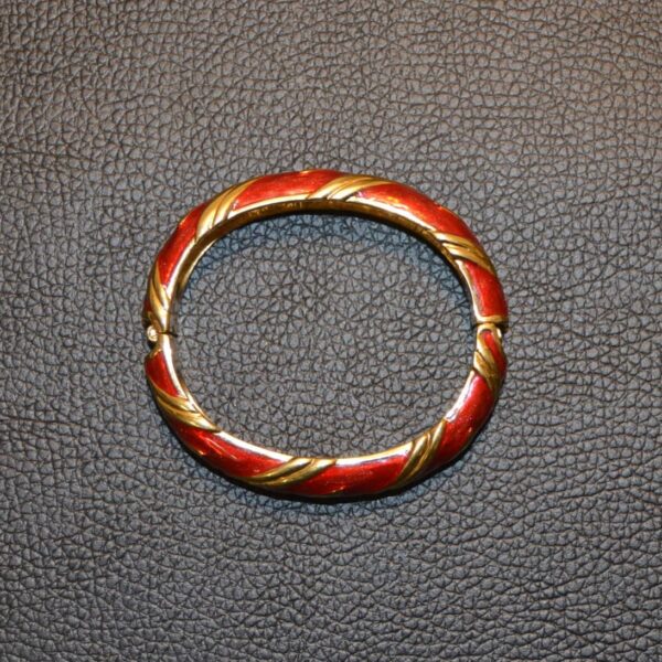 bracciale vintage oro e rosso napier tilacino