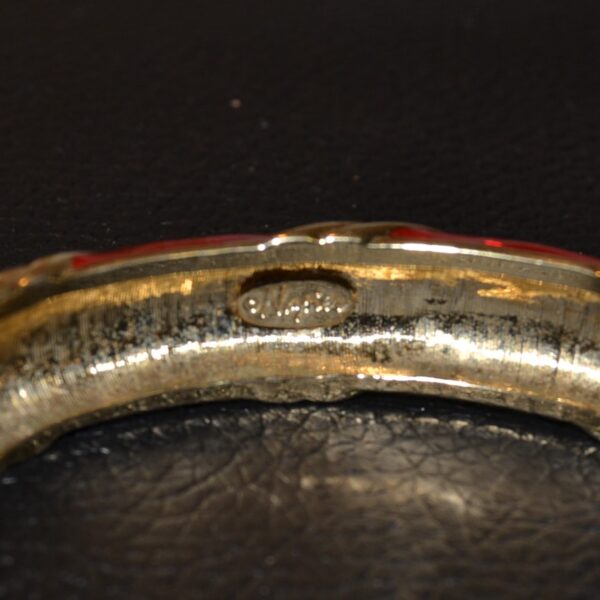 bracciale vintage oro e rosso napier tilacino