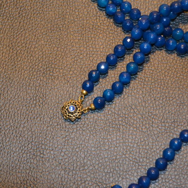 collana agata blu tilacino