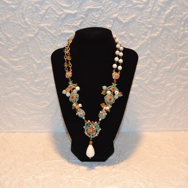 collana turchese agata bianca tilacino