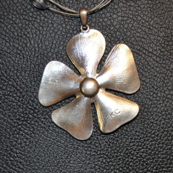 Collana Vintage Fiore Celeste Kenneth Cole - immagine 2