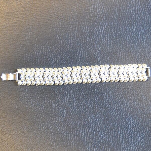 Bracciale vintage tono argento CORO PEGASO anni Cinquanta - immagine 2