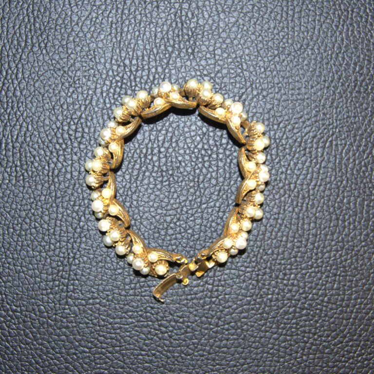 Bracciale con perle FLORENZA anni Cinquanta