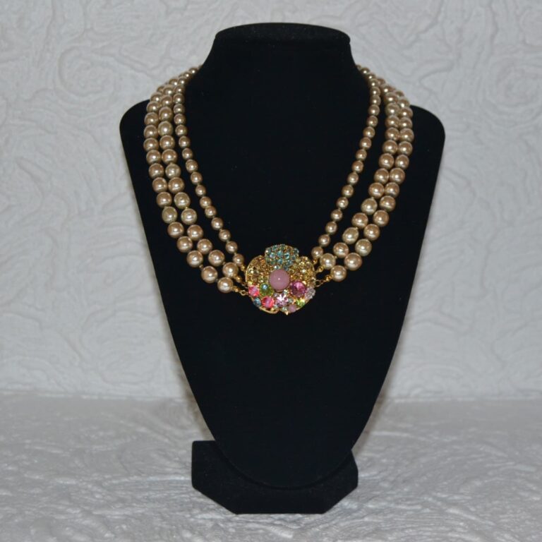 Collana Perle Miriam Haskell anni Quaranta