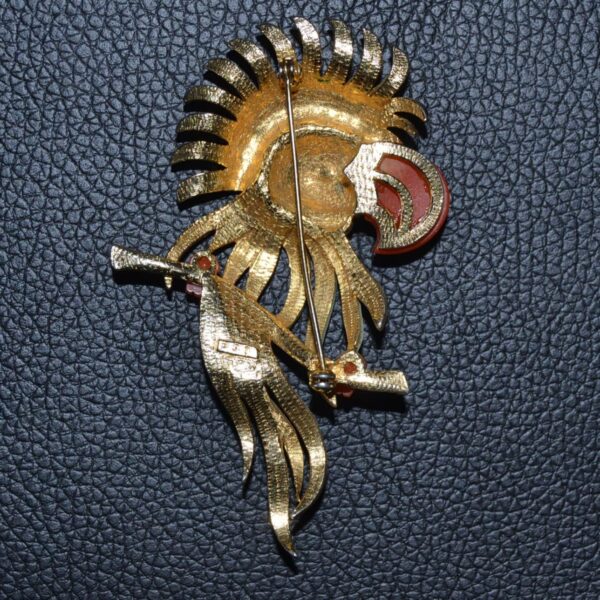 Spilla SPHINX con pappagallo - immagine 3