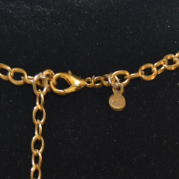 Collana boho con pavone e strass M&S - immagine 3