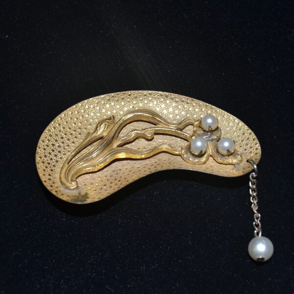 Spilla MIRIAM HASKELL  con perle - immagine 3