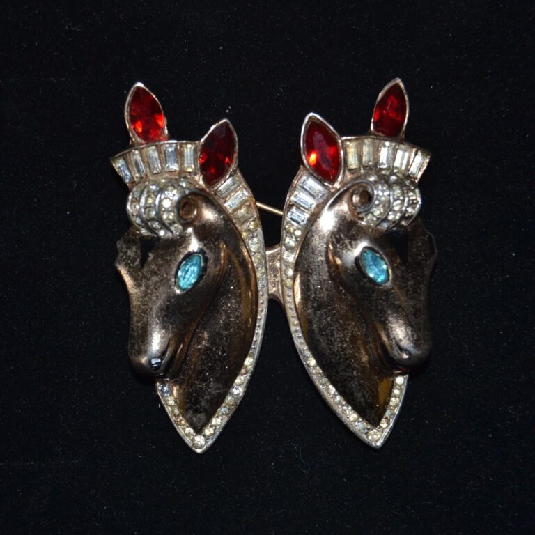 Spilla CORO CRAFT DUETTE con cavalli