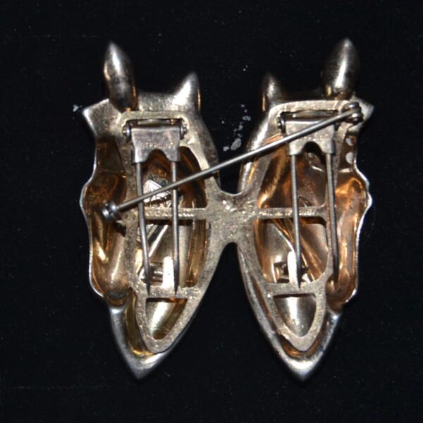 Spilla COROCRAFT DUETTE con cavalli - immagine 6