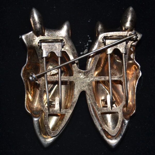 Spilla COROCRAFT DUETTE con cavalli - immagine 2
