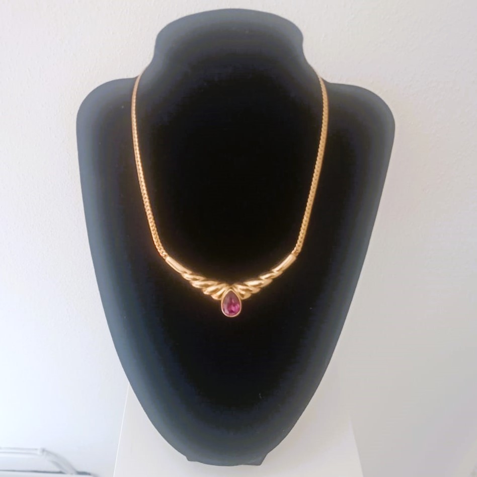 collana dior vintage tilacino