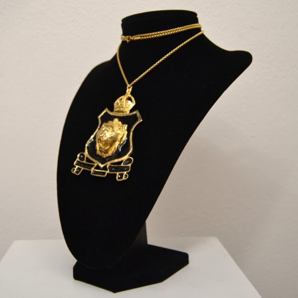 Pendente ACCESSOCRAFT N.Y.C. testa di leone araldica