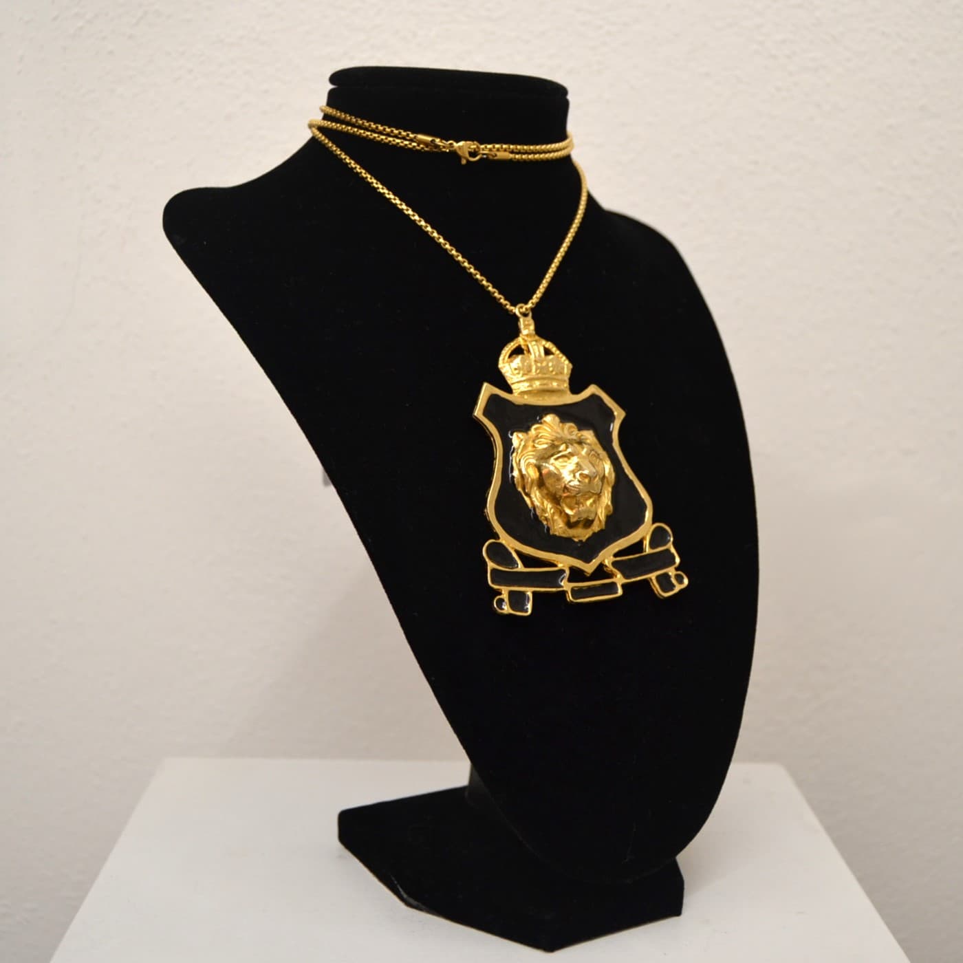 Pendente ACCESSOCRAFT N.Y.C. testa di leone araldica