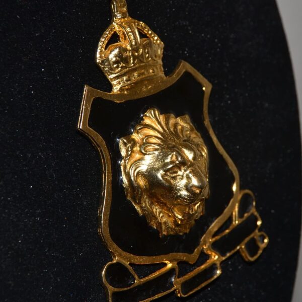 Pendente ACCESSOCRAFT N.Y.C. testa di leone araldica