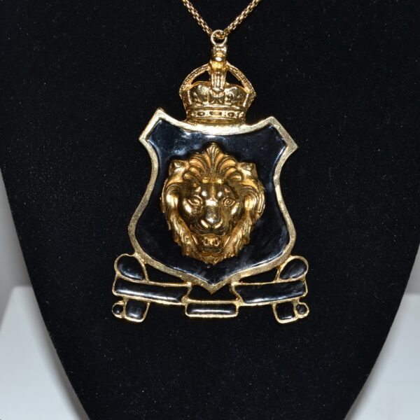 Pendente ACCESSOCRAFT N.Y.C. testa di leone araldica