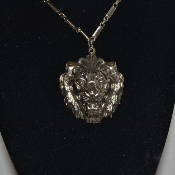 collana-vintage-accessocraft-leone-tono-argento