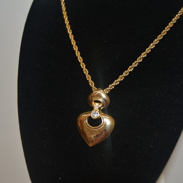 collana-vintage-pendente-dior-cuore-tilacino 2