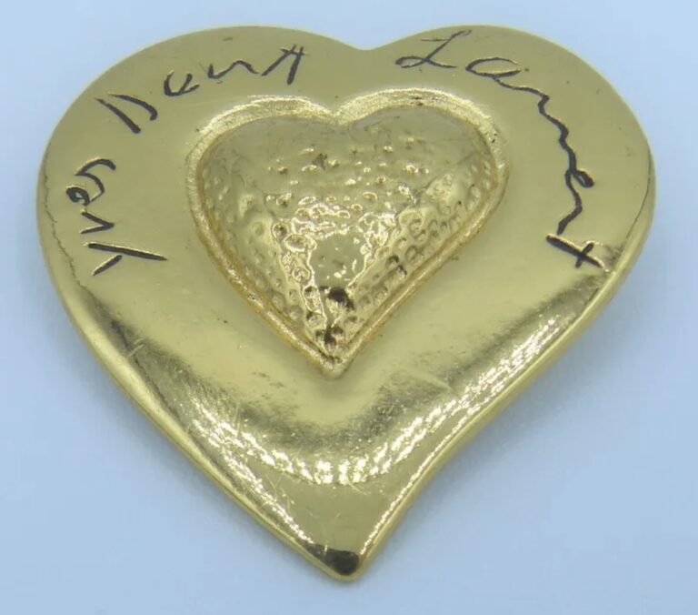 Spilla YVES SAINT LAURENT “Cuore”