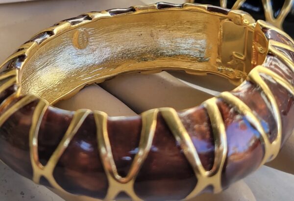 Bracciale vintage KENNETH JAY LANE K.J.L. “Caramello” - immagine 2