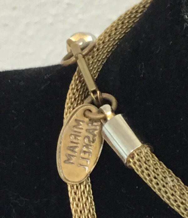 Collana vintage MIRIAM HASKELL con pendente TUTANKHAMON - immagine 3