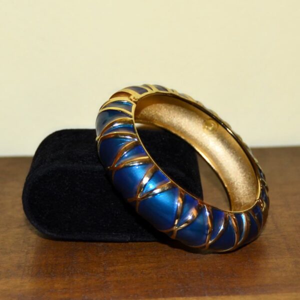 Bracciale vintage Kenneth Jay Lane Blu - immagine 2