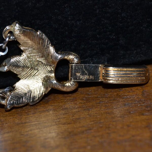 Bracciale vintage TRIFARI due fili lucite 1955 - immagine 3