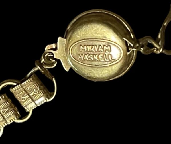 Collana vintage con pendente MIRIAM HASKELL - immagine 2