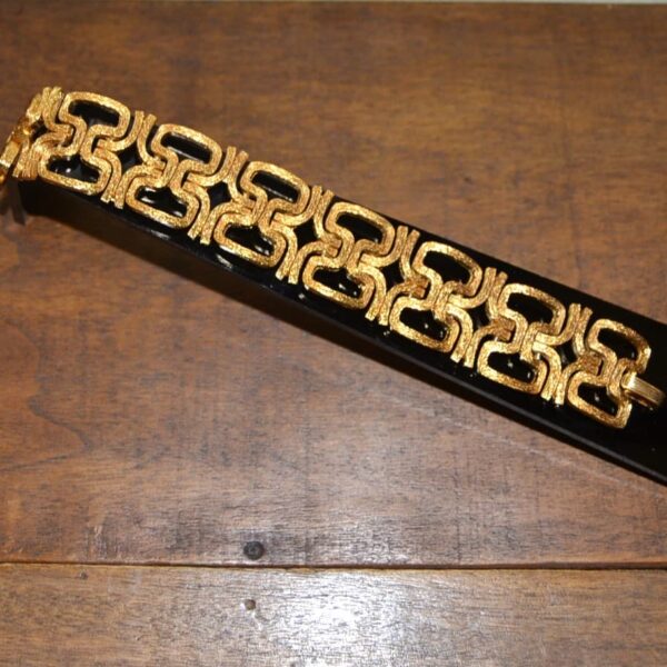 Bracciale vintage TRIFARI stile brutalista - immagine 5