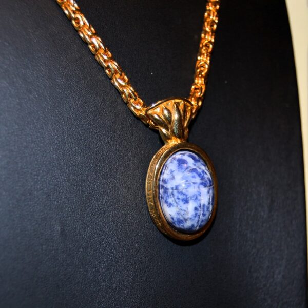 Collana vintage KJL Kenneth Jay Lane SCARABEO - immagine 2