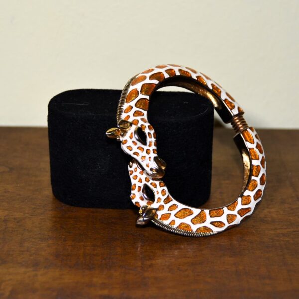 Bracciale vintage due giraffe Kenneth Jay Lane