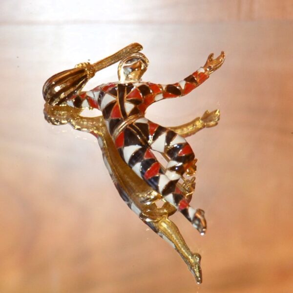 Spilla vintage "ARLECCHINO" ME JEWELS - 1960 - immagine 2