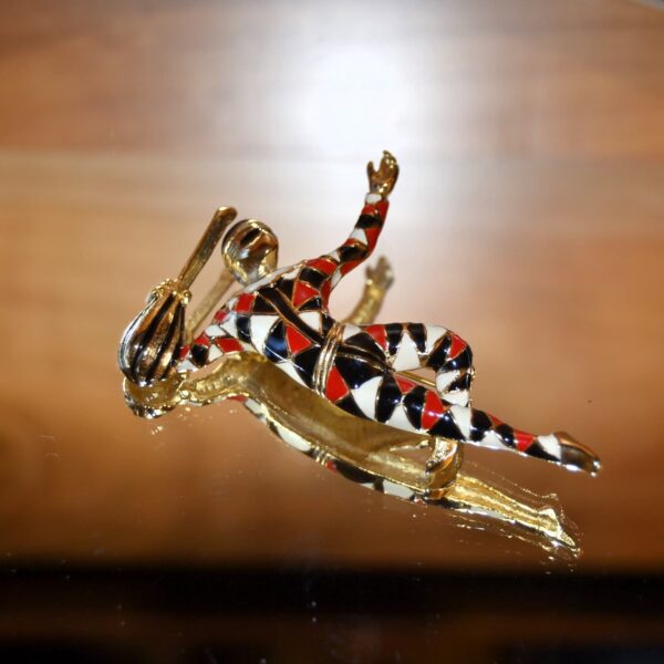 Spilla vintage "ARLECCHINO" ME JEWELS - 1960 - immagine 3