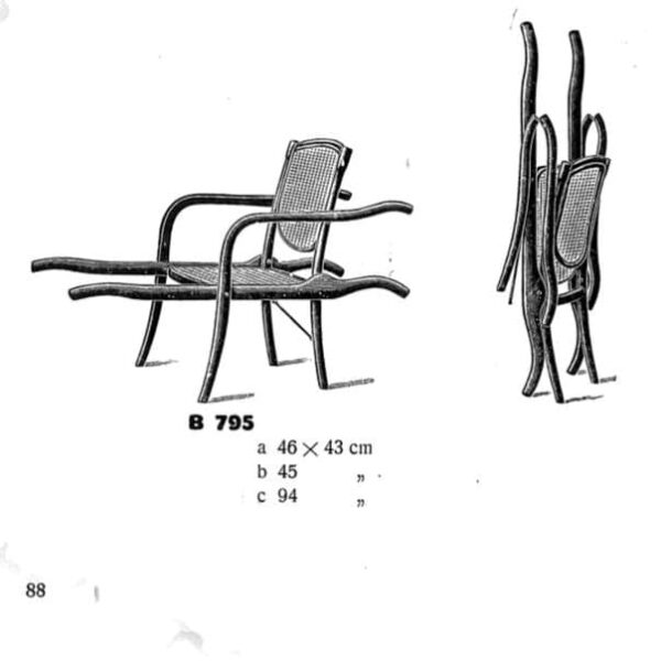 Sedia THONET "portantina" 1895 - immagine 5