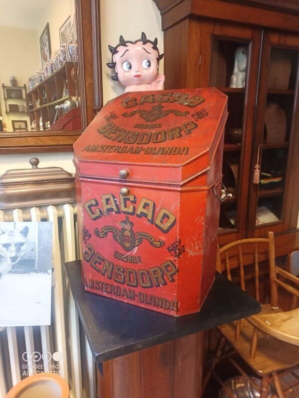 Scatola latta 1910 CACAO BENSDORP