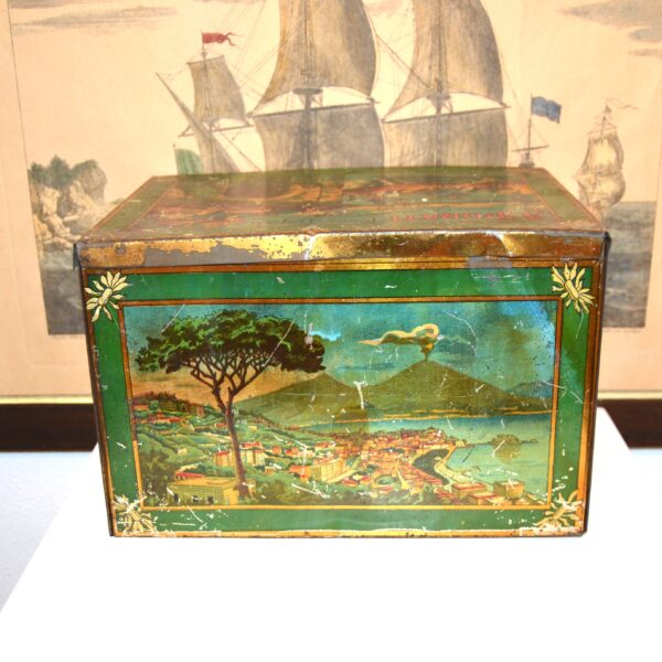 Antica Scatola latta biscotti A.DONATI 1907 - immagine 3