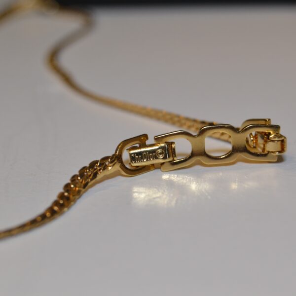 Collana vintage CHRISTIAN DIOR con pendente a perla - immagine 5