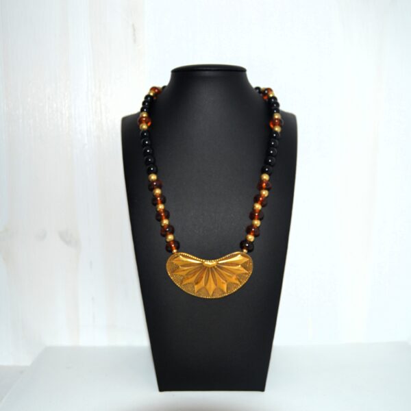 collana vintage LANVIN con pendente FIOR DI LOTO