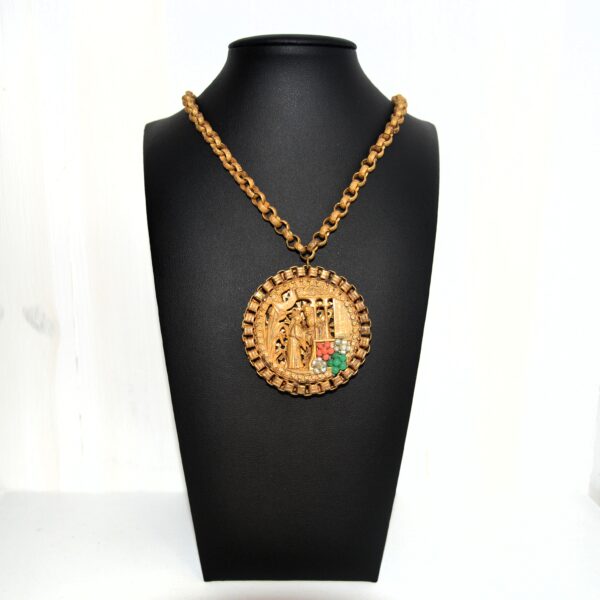 Collana vintage MIRIAM HASKELL con amanti
