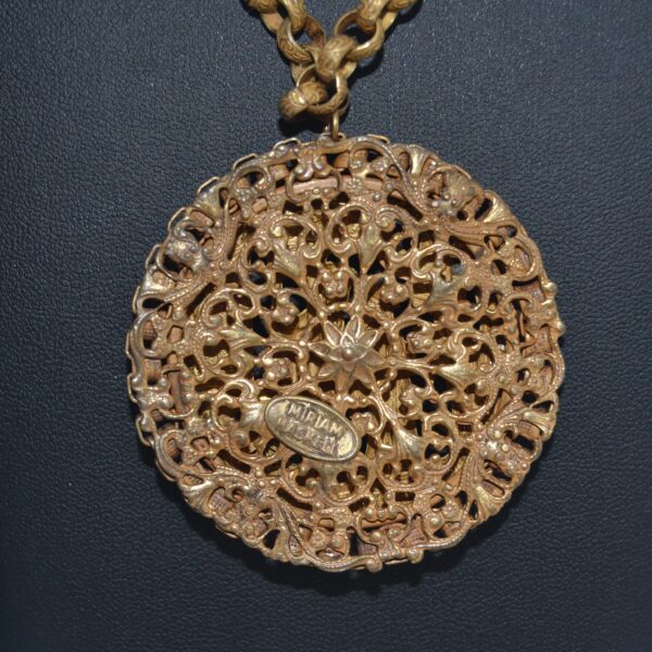 Collana vintage MIRIAM HASKELL con amanti - immagine 3