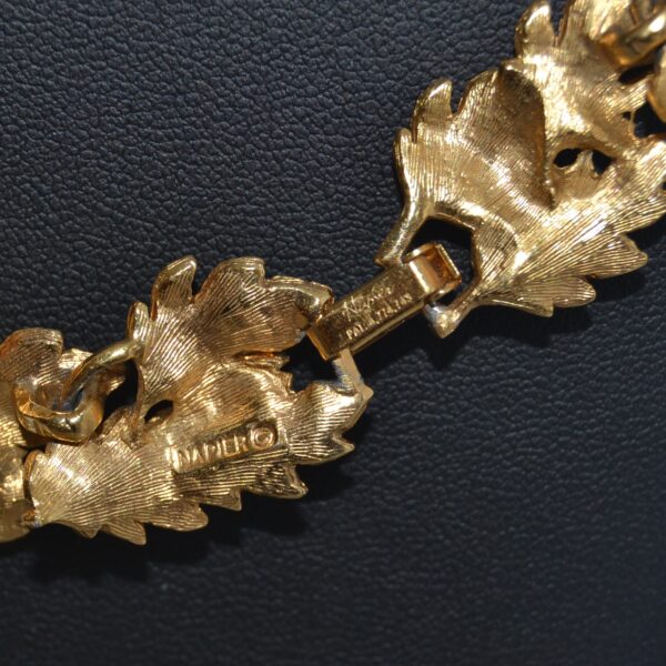 Collana vintage NAPIER con foglie - immagine 2