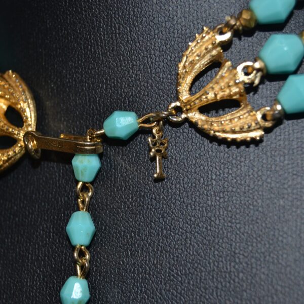 Collana vintage tre giri TRIFARI "ELECTRA" del 1959 - immagine 2