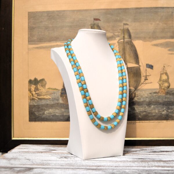 Collana vintage a due giri TRIFARI SAHARA - anni cinquanta