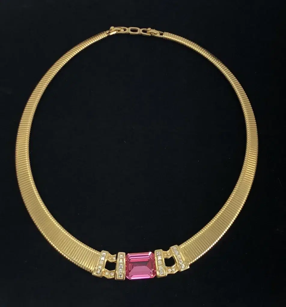 collana-vintage-dior-tilacino
